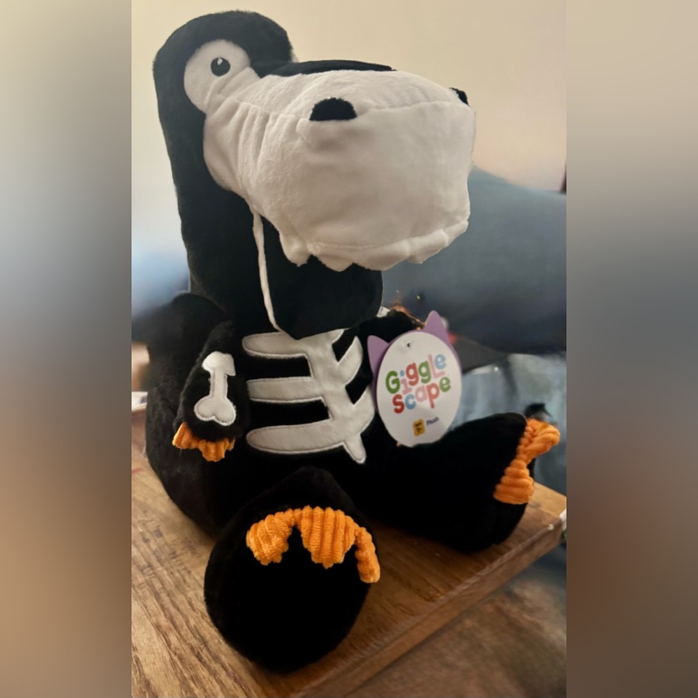Giggle Scape Skeleton Dinosaur Plush